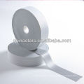 High visibility silver elastic reflective fabric